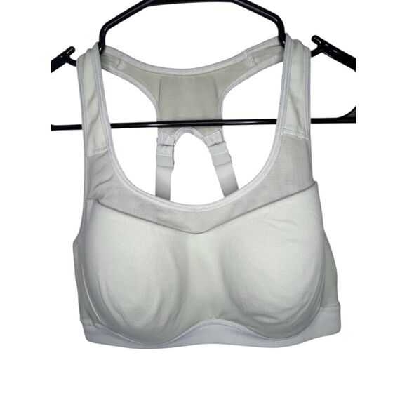 Gymshark Light Green Padded Athletic Razorback Sports Bra - Picture 1 of 5